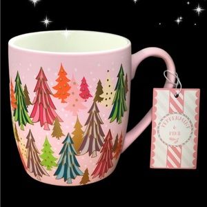 Pink Pine Christmas Pastel Mug